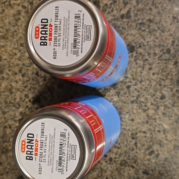 NWT H-E-B Brand Shop Collectible Kodi Store Front Tumbler 22 Oz - Picture 10 of 11